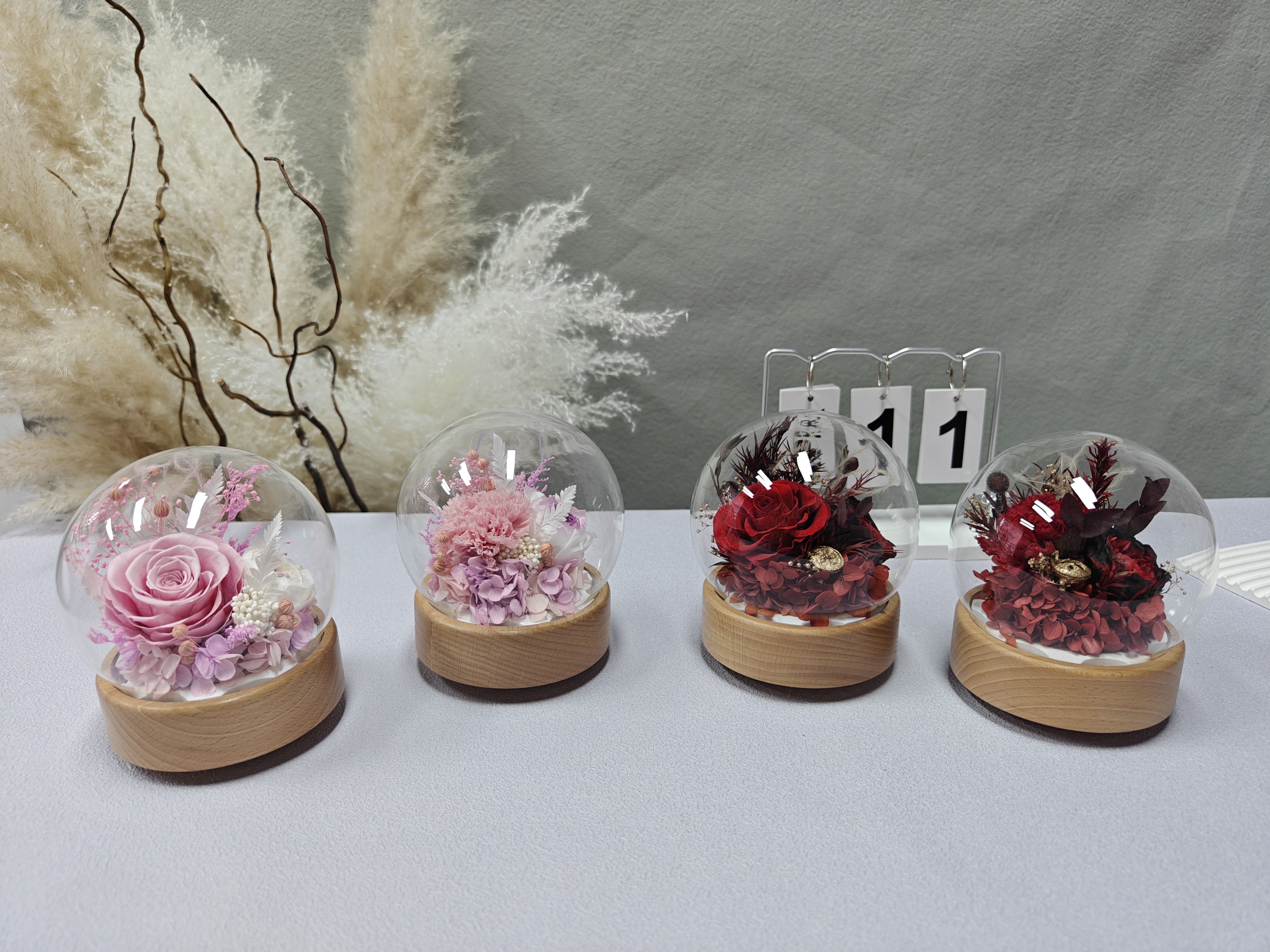 Eternal rose glass cover with music, festival gift