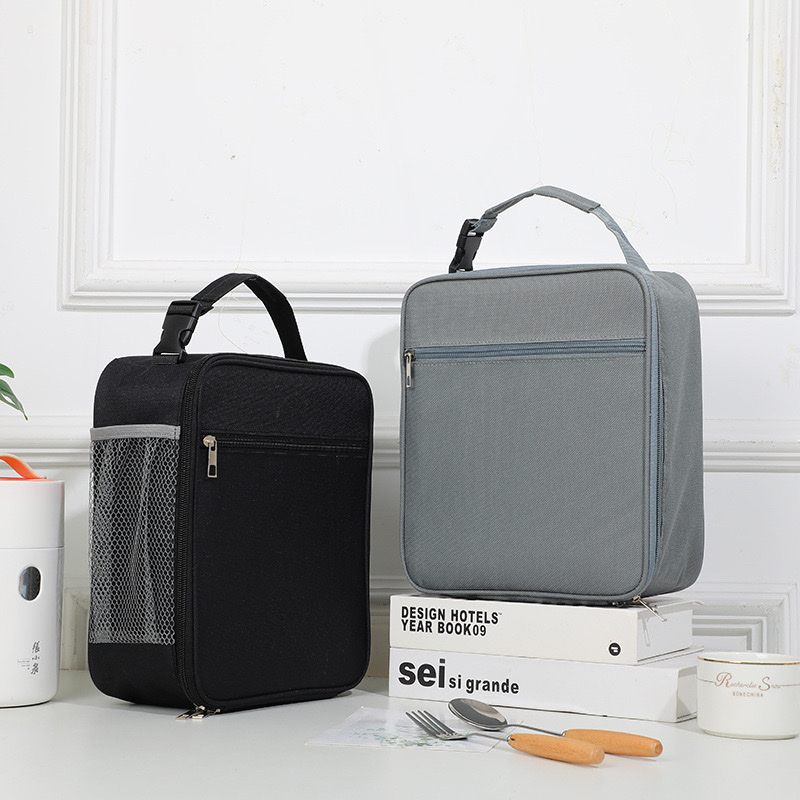 New student insulated bag with thickened aluminum foil for work, waterproof large-capacity insulated lunch box bag