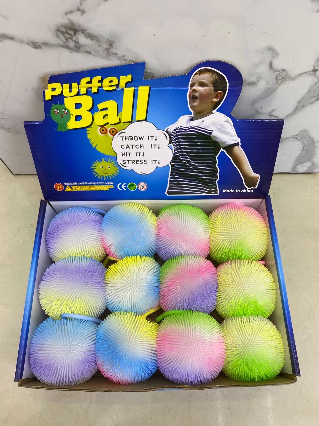 四色童趣玻璃弹珠详情图3