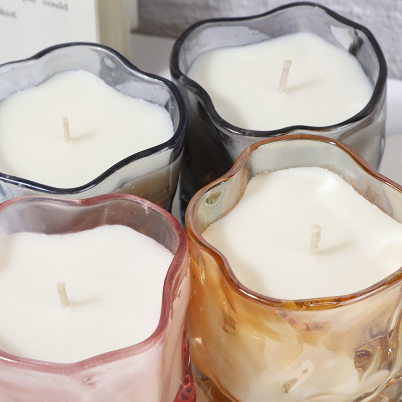 Wholesale of creative and colorful twisty cup scented candles, home bedroom scented candles, souvenirs, ornaments, cross-border scented candles detail image 3
