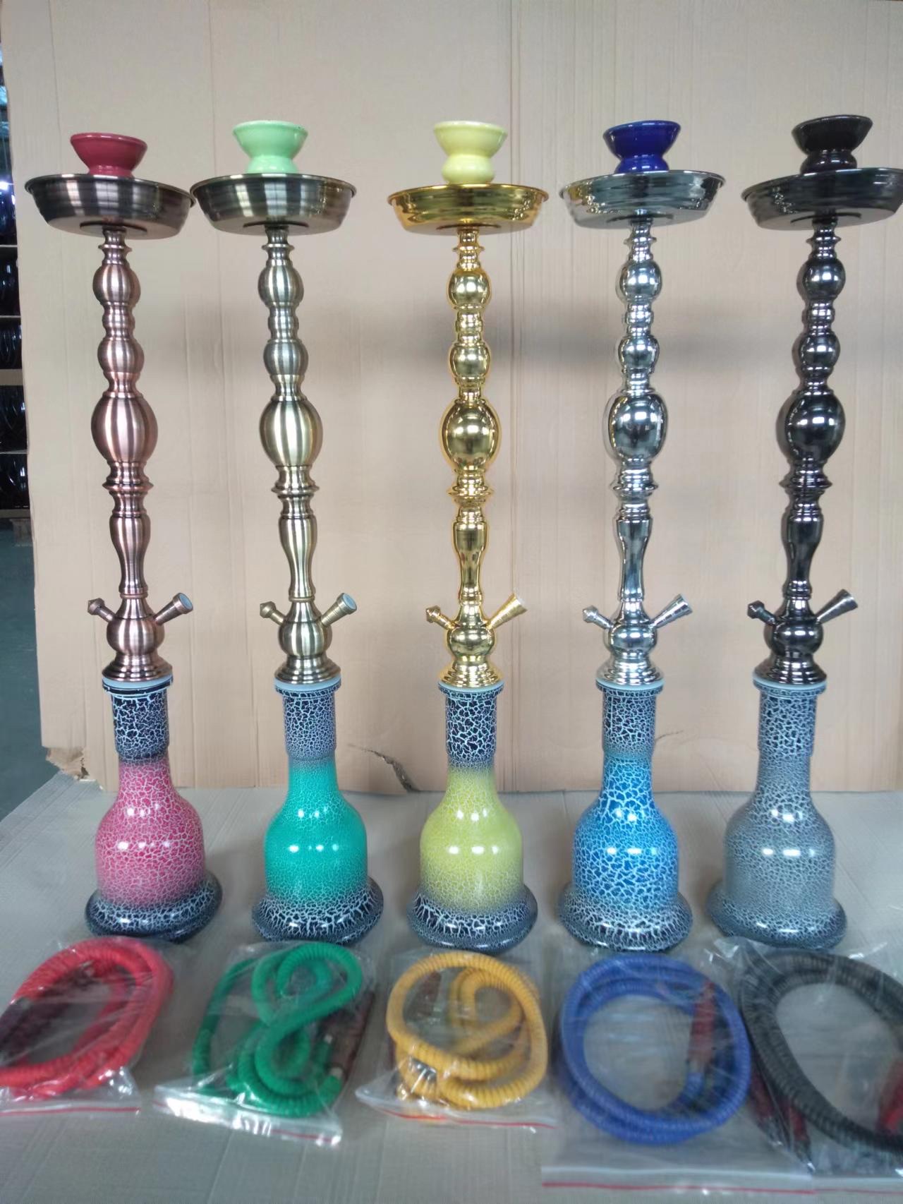 美国进口金属仿古铁盘水烟壶 水晶佛像装饰水烟器具 优雅高雅艺术品收藏水烟 HOOKAH详情图3