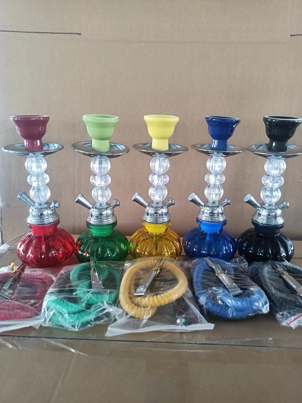 美国进口金属仿古铁盘水烟壶 水晶佛像装饰水烟器具 高档艺术品收藏A01