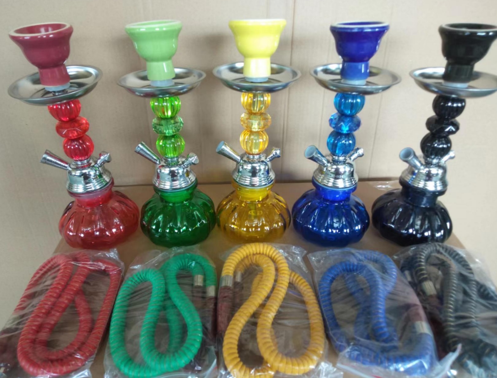 美国进口金属仿古铁盘水烟壶 水晶佛像装饰水烟器具 高档艺术品收藏A01细节图