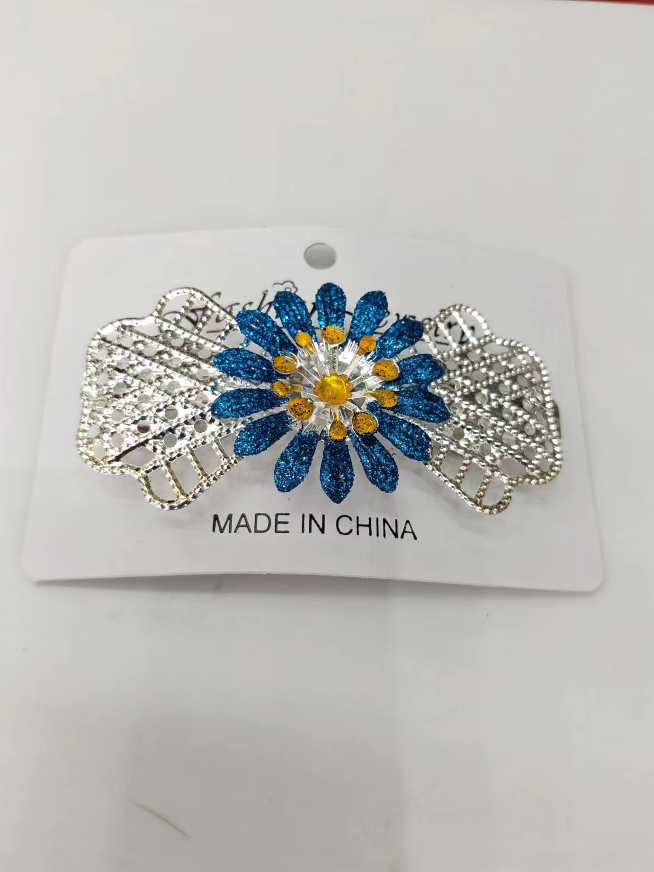 【金粉合金弹簧夹】百搭款流行款式时尚发饰潮流休闲发夹JA00037产品图