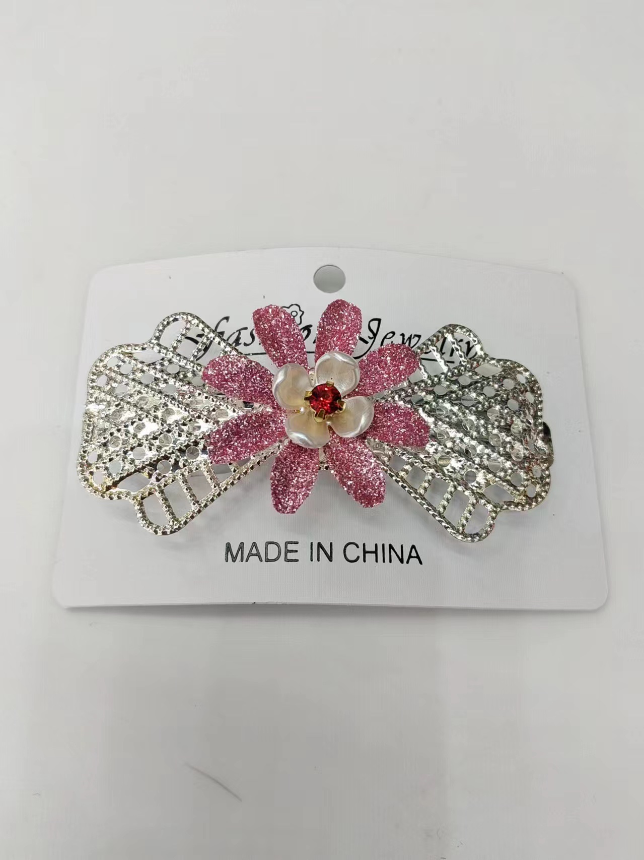 【金粉合金弹簧夹】百搭款流行款式时尚发饰潮流休闲创意发夹JA00036详情图2