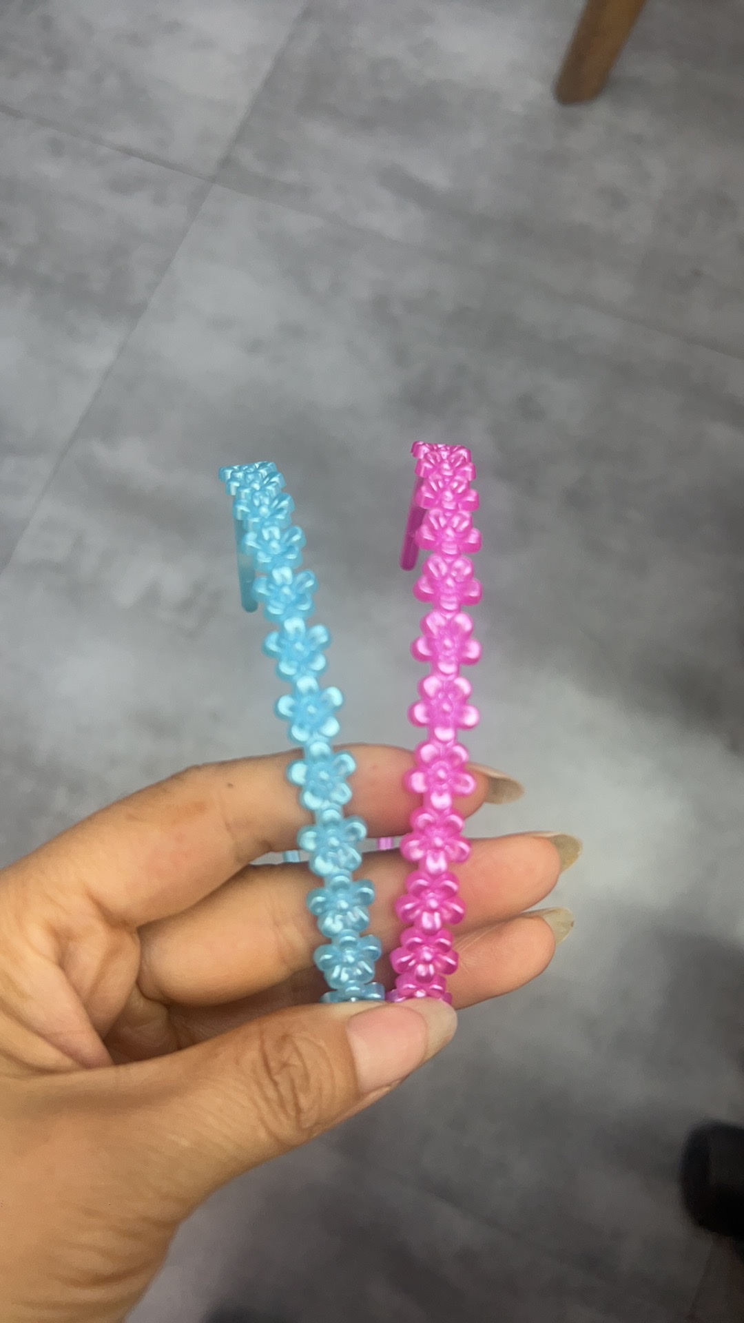 塑料儿童花朵发箍 发饰