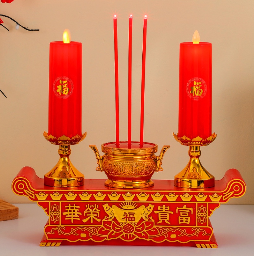 Thai simulation LEd electronic candles, candles for moving in, getting married and worshipping Buddha during the Spring Festival detail image 2