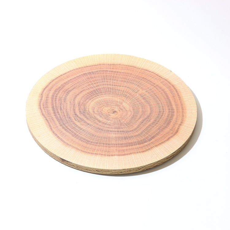 北欧风情简约木质加厚桌面杯垫隔热垫铁艺时尚跨境家具配件批发产品图