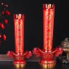 12-inch offering lamp/Gift/Swinging flame head/Buddhist supplies LED colorful/New product God of Wealth Crystal Swinging flame Specification image