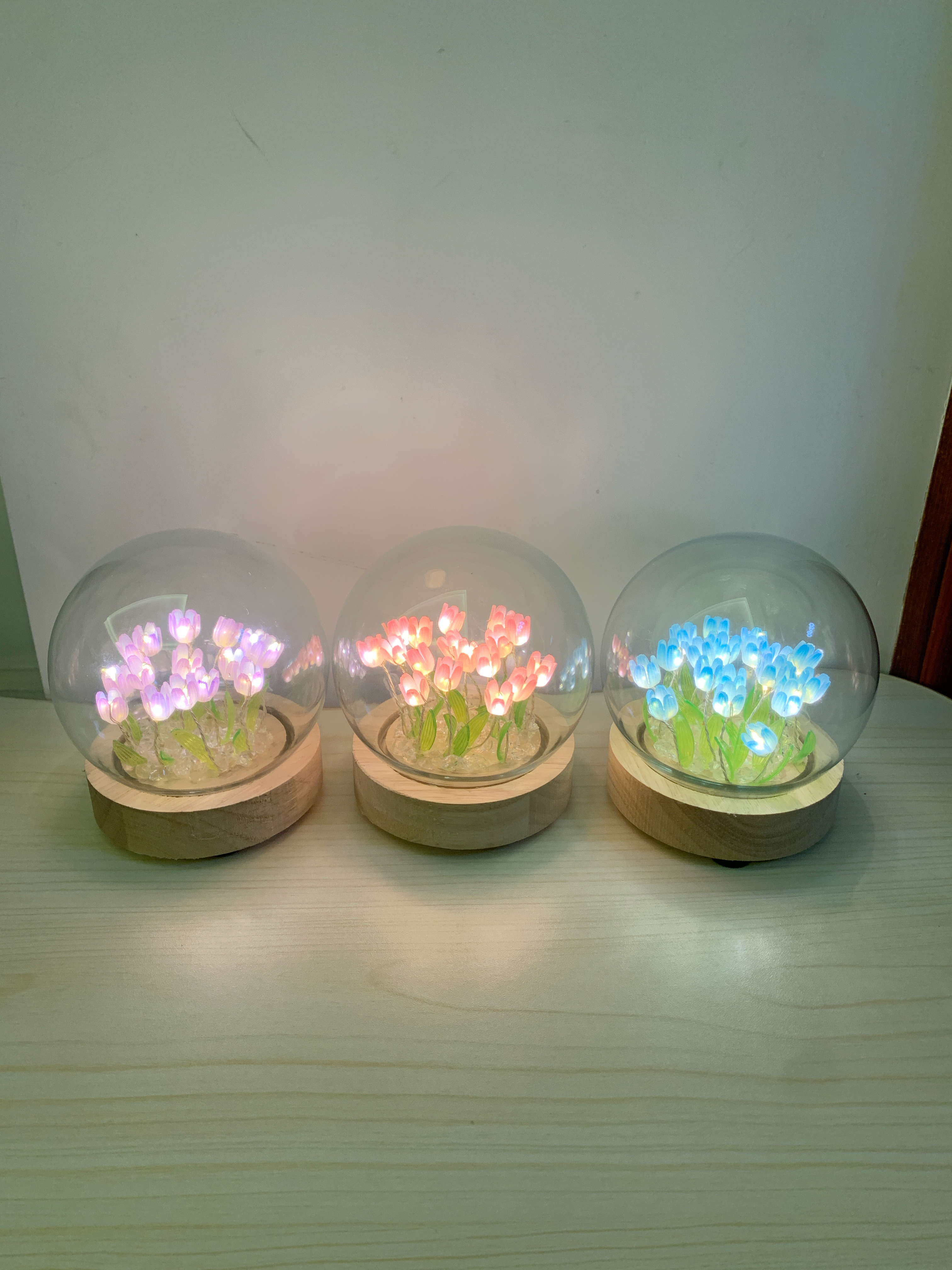 大号郁金香台灯仿真摇摆莲花灯仿真摇摆莲花灯