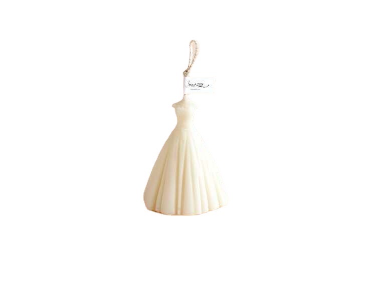 Girlish heart scented candles, wedding dress design, natural soy wax, romantic fragrance, photo props, souvenirs and ornaments Item Picture