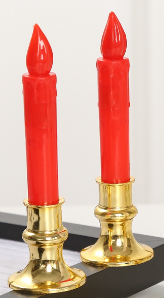 Electronic candles, LED tearful pole wax, LED simulation candles, atmosphere tearful candles, long pole LED wholesale candles, wedding and Christmas electronic candles Item Picture