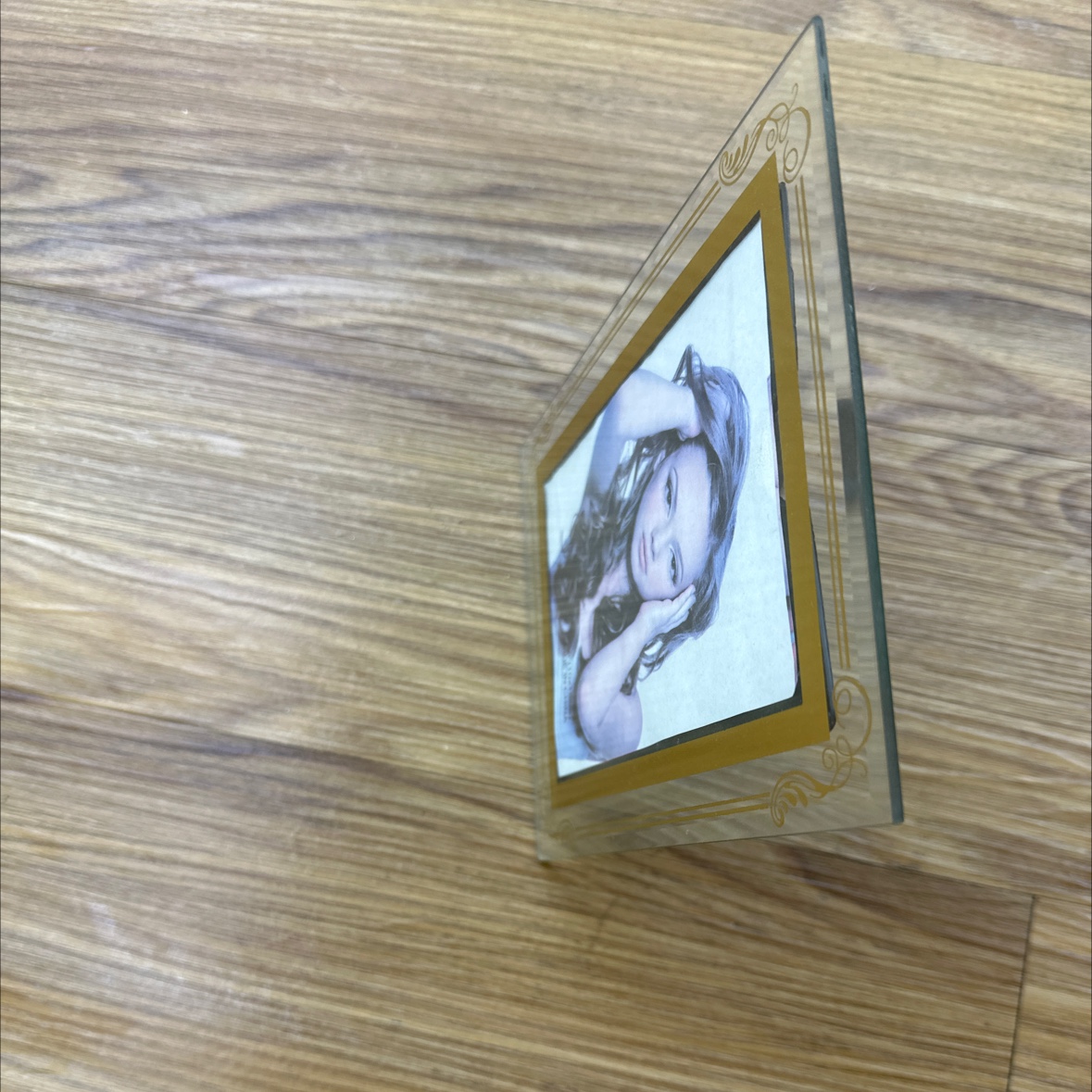 Glass photo frame european american style pending table ver lugares de interés para tomar fotos, regalos Specification image