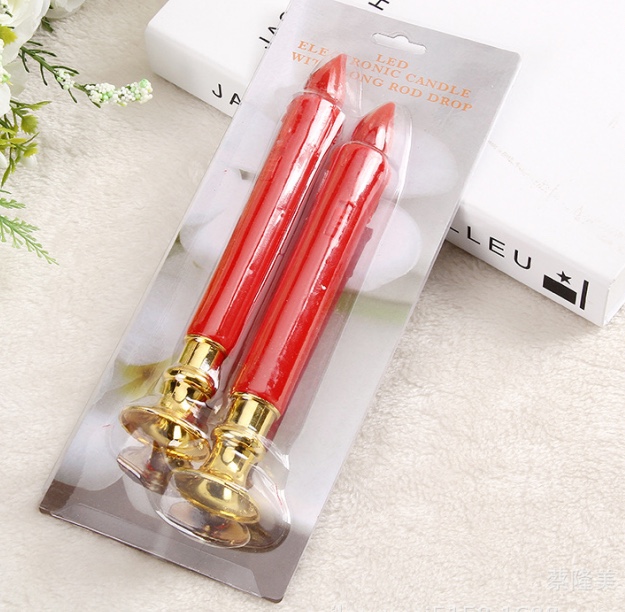 Electronic candles, LED tearful pole wax, LED simulation candles, atmosphere tearful candles, long pole LED wholesale candles, wedding and Christmas electronic candles detail image 2