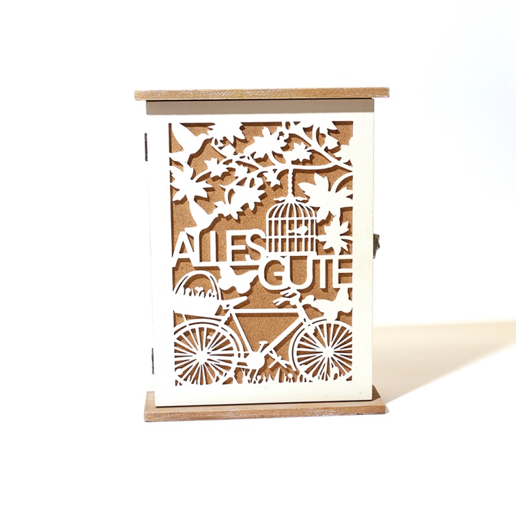 美式复古做旧壁挂 木质工艺品 家居装饰墙上挂饰 玄关门边钥匙盒