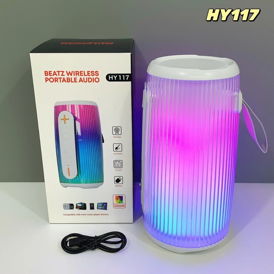 New Portable Rgb Bluetooth Speaker Hy117 Portable Speaker details Picture