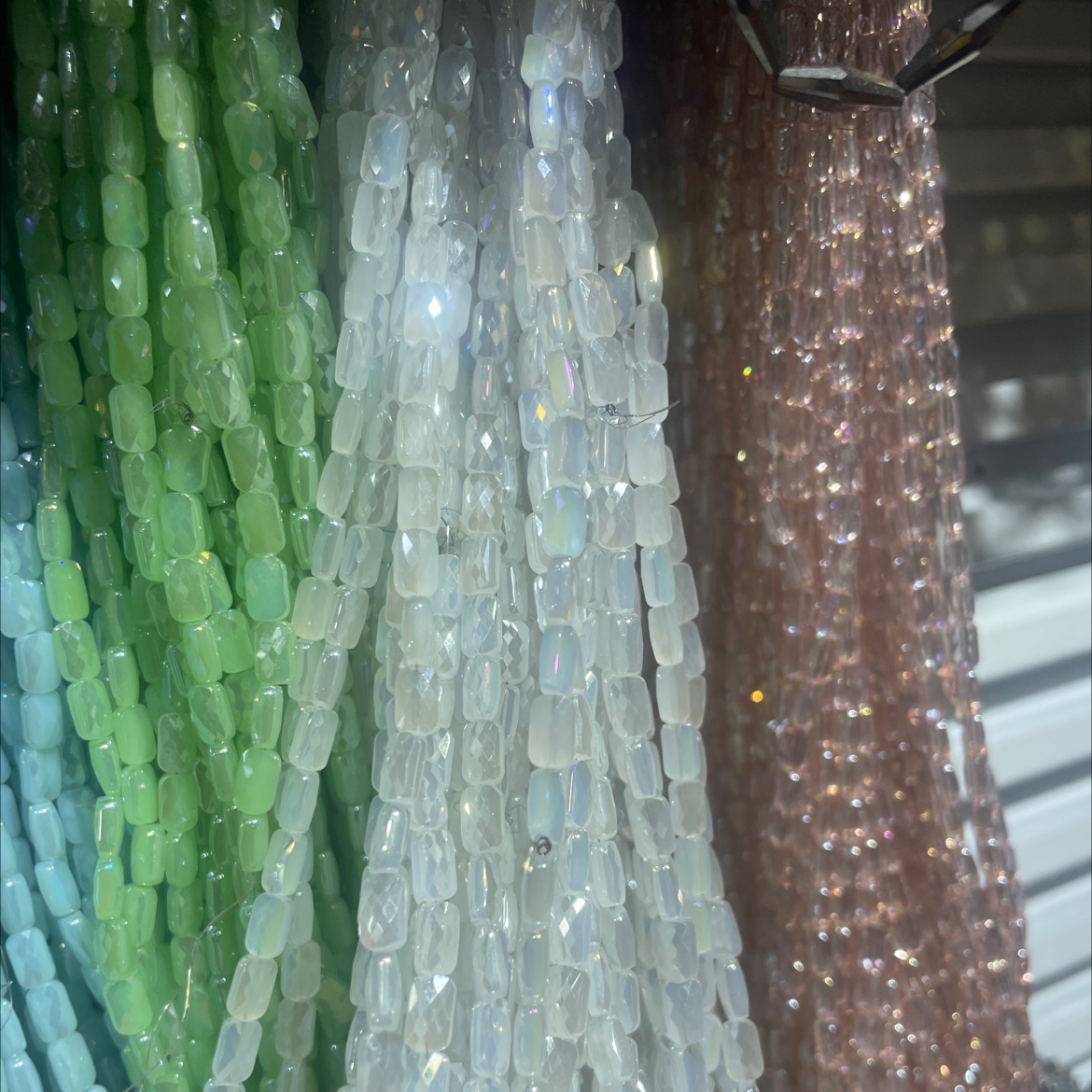 嫂子水晶麻将珠水晶珠精美串珠手工DIY珠子 手链项链材料详情图2