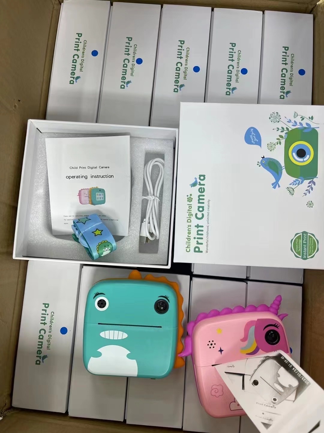 New cross-border mini children's instant high-definition digital camera, new thermal printing camera, instant digital camera, children's camera detail image 7