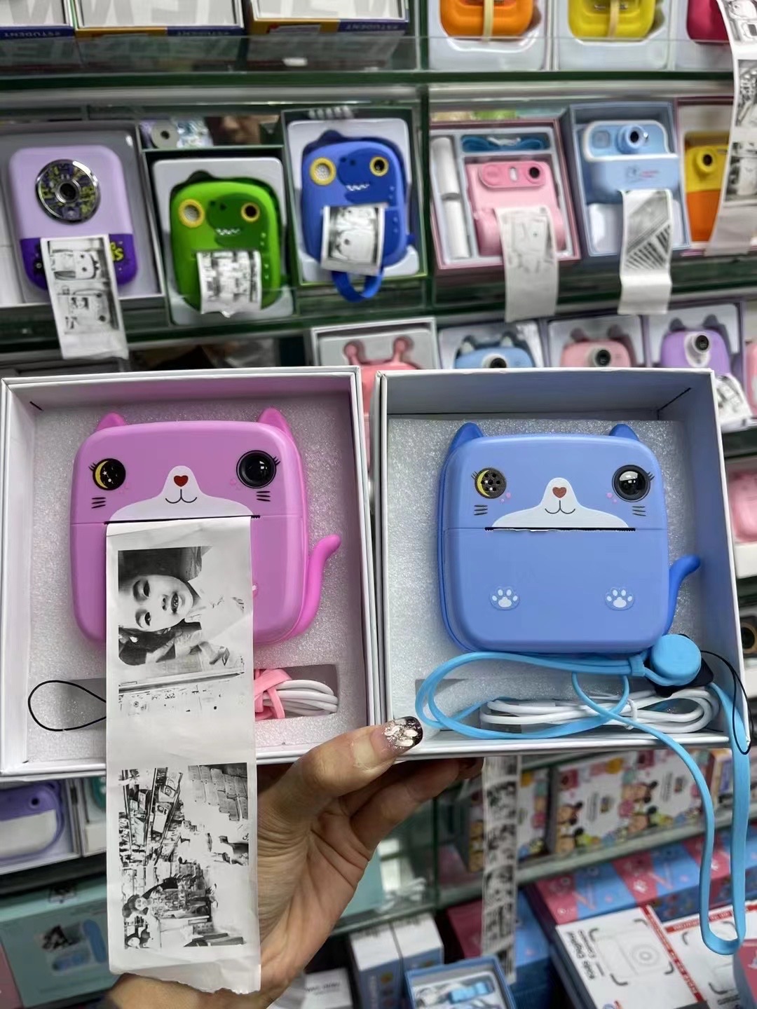 New cross-border mini children's instant high-definition digital camera, new thermal printing camera, instant digital camera, children's camera detail image 2