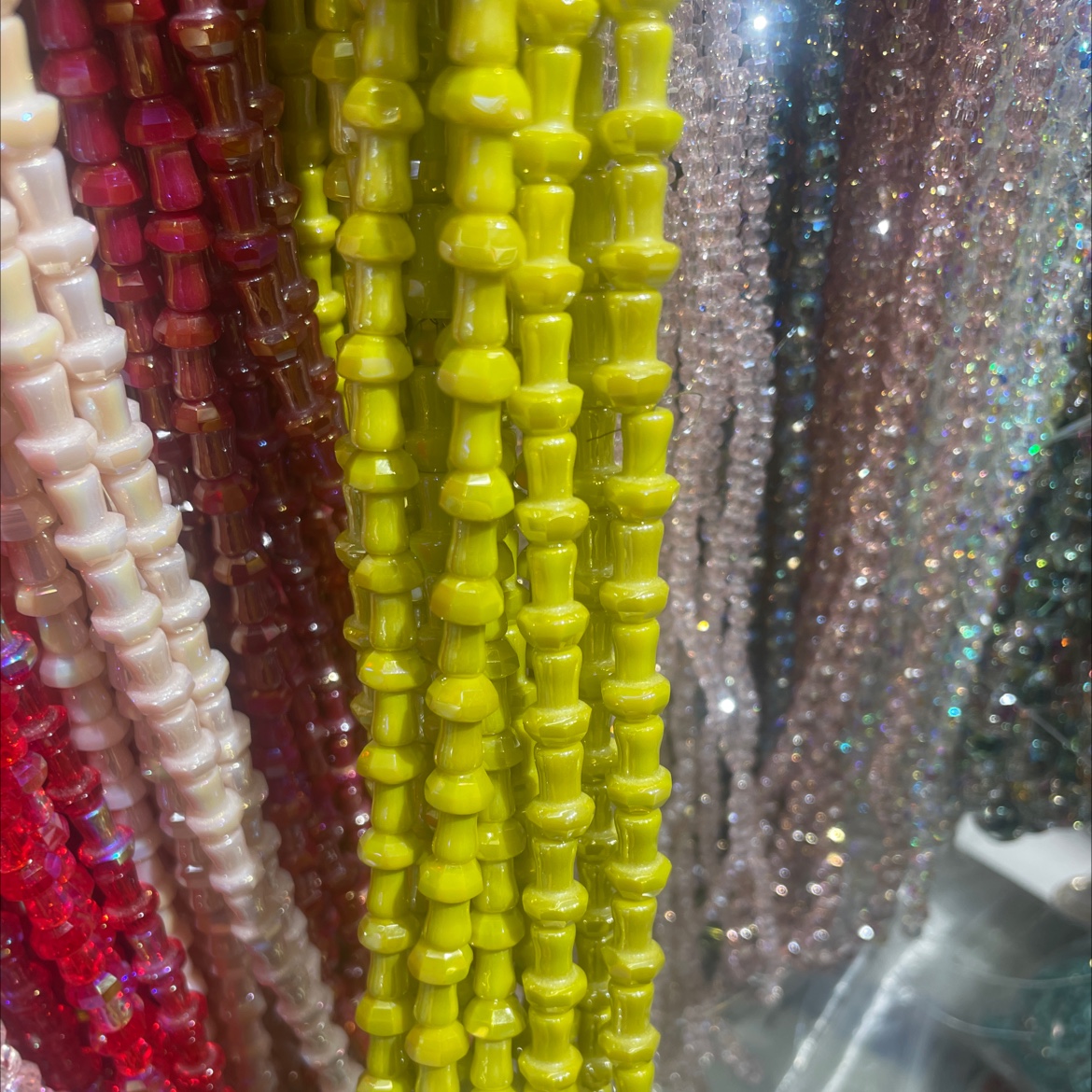 嫂子水晶蘑菇珠手工串珠材料 水晶手链项链DIY珠子 手工制作珠宝配件详情图4