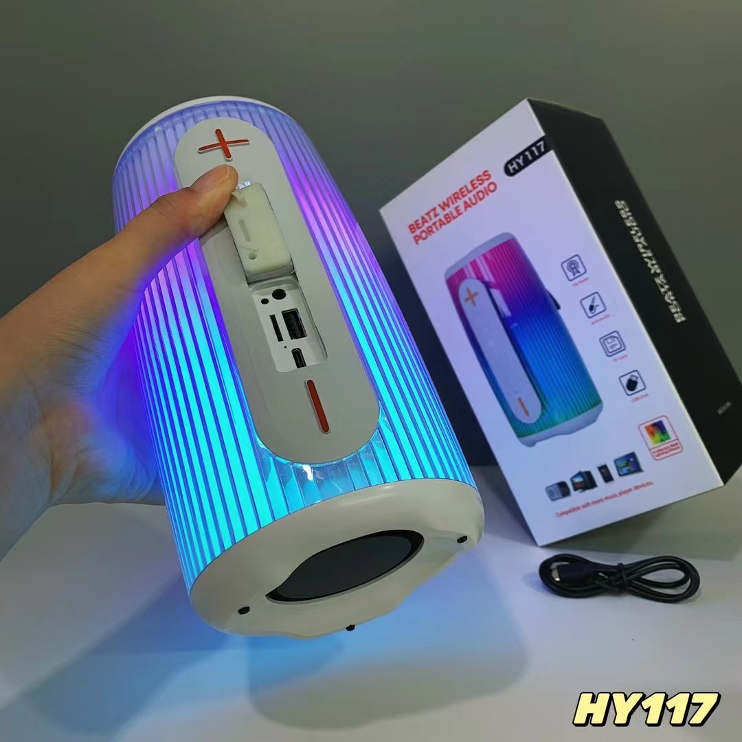 New Portable Rgb Bluetooth Speaker Hy117 Portable Speaker Application Scenario