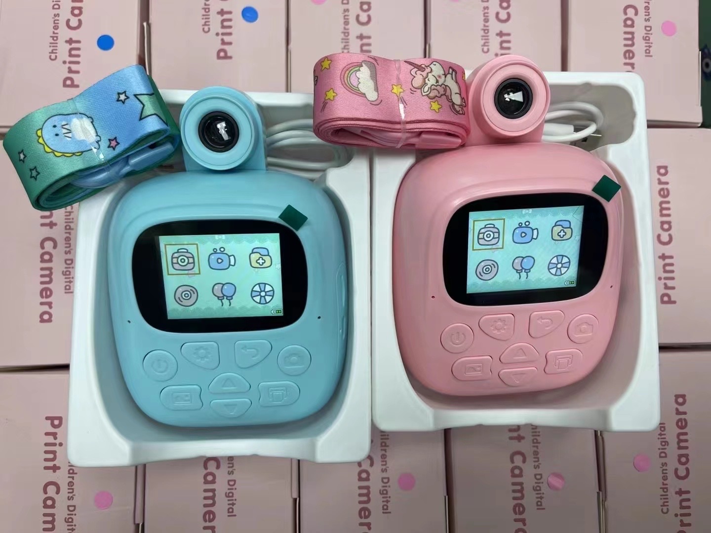 New cross-border mini children's instant high-definition digital camera, new thermal printing camera, instant digital camera, children's camera detail image 8