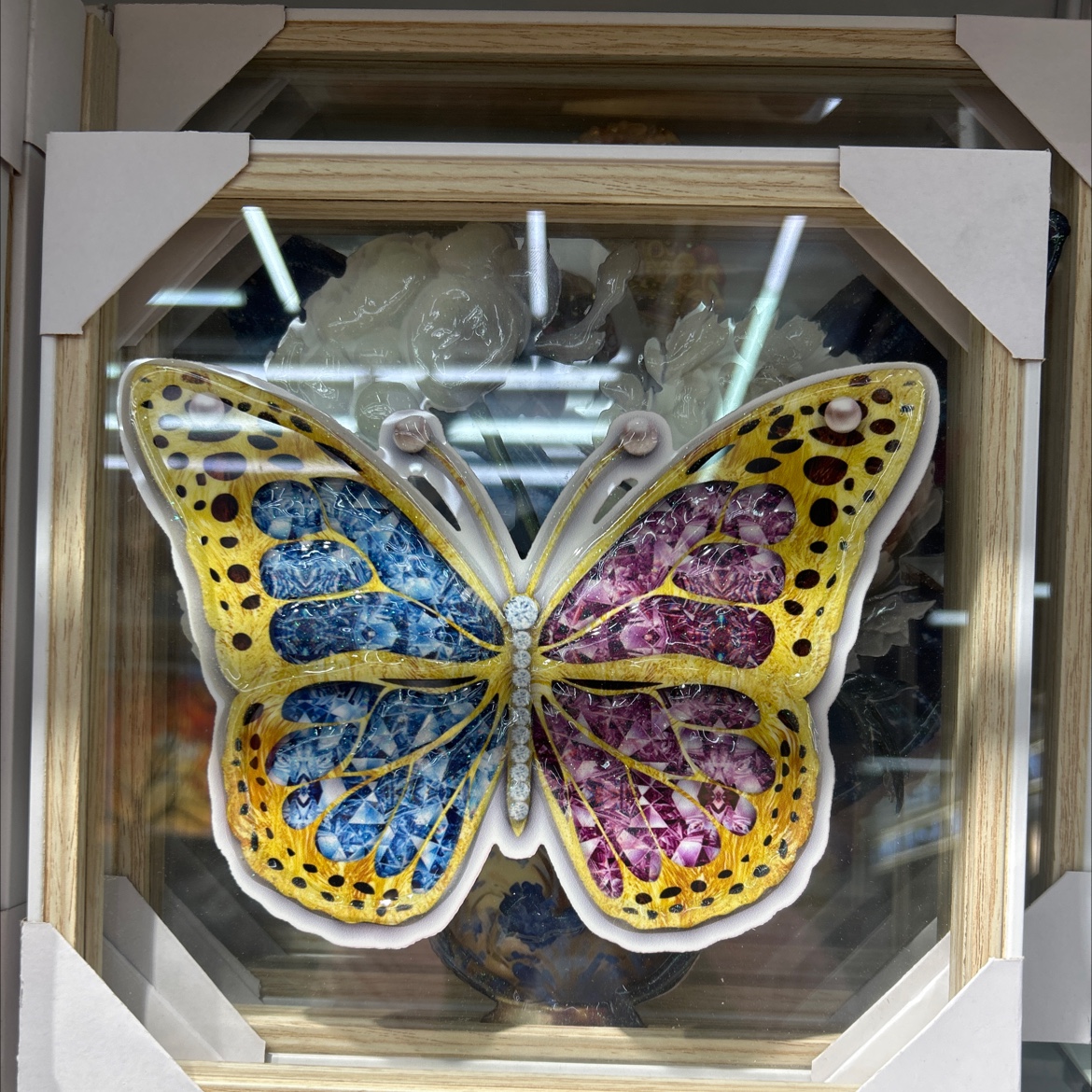 锌合金工艺礼品糖果罐金色木牌挂饰 线香香插装饰琉璃插花瓶 美观实用家居装饰品产品图