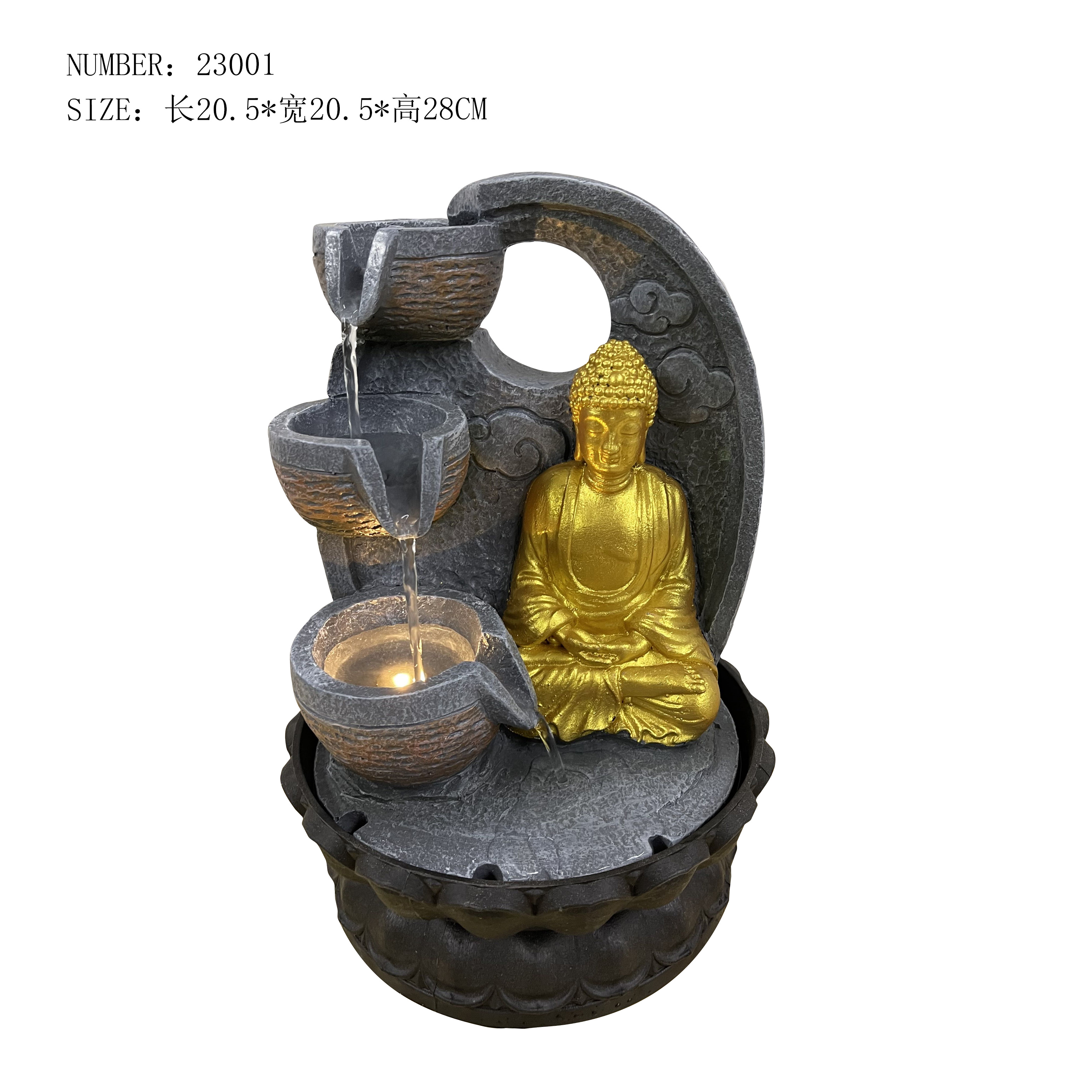 Magnesium oxide mushroom-shaped ornaments