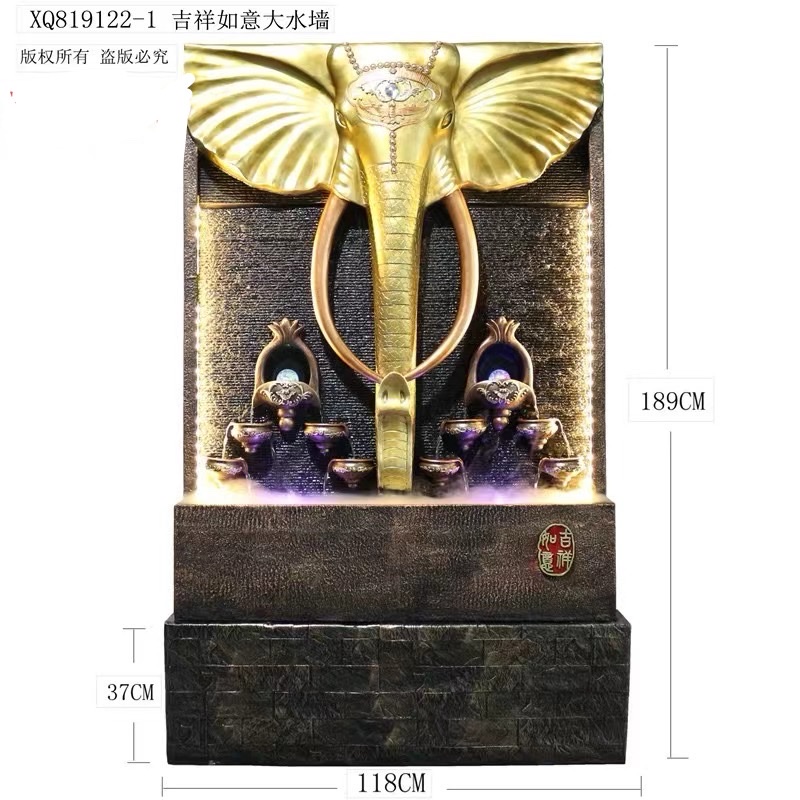 流水摆件实物图