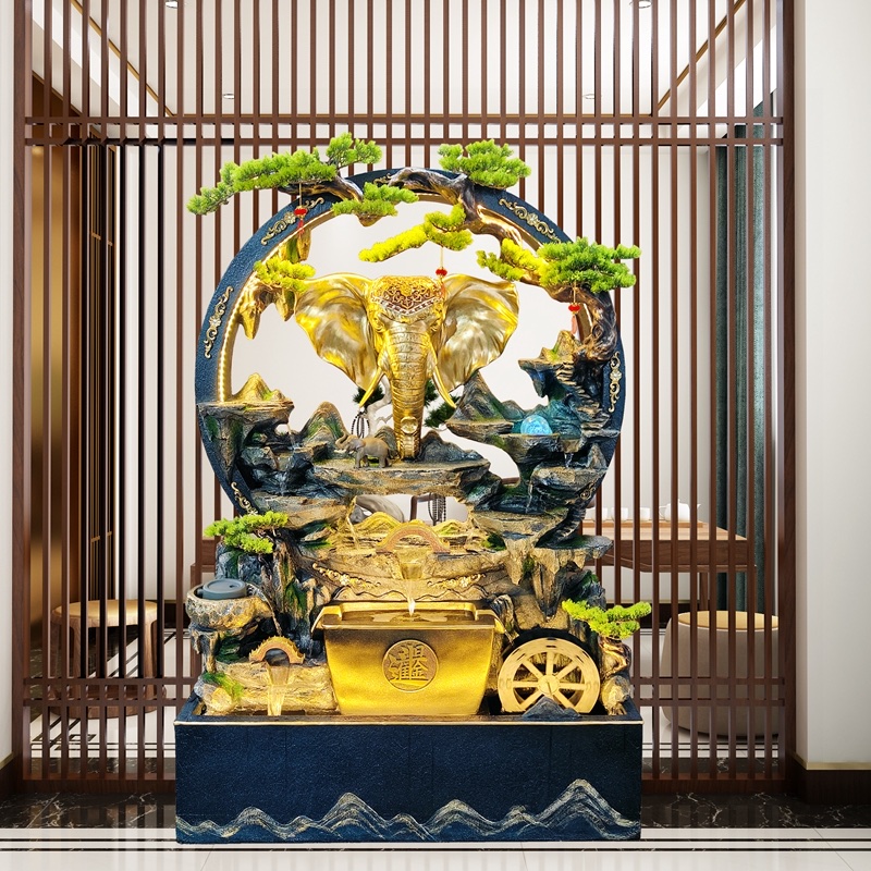 诸葛工艺庭院流水摆件阳台鱼池造景顶楼花园装饰布置景观鱼缸喷泉雾化加湿器爆款7279-286产品图