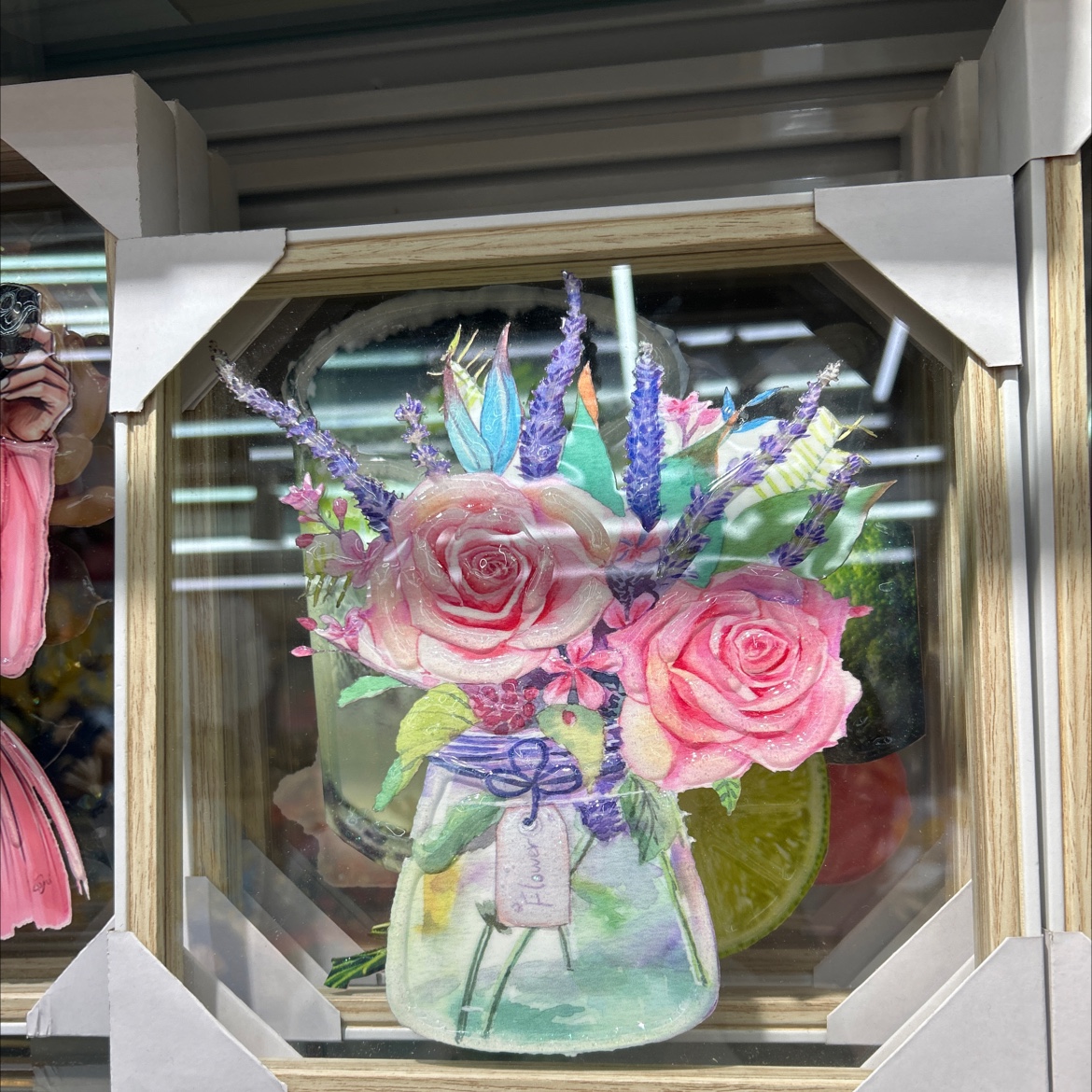 锌合金工艺礼品糖果罐金色木牌挂饰 线香香插装饰琉璃插花瓶 美观实用家居装饰品细节图