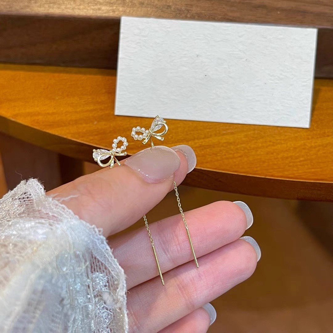 首饰珍珠简约耳环时尚女士耳饰 精美耳环潮流配饰详情图2