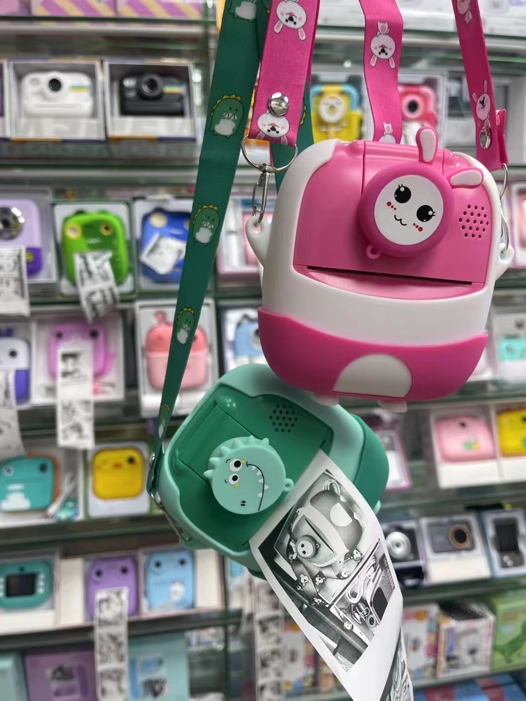 New cross-border mini children's instant high-definition digital camera, new thermal printing camera, instant digital camera, children's camera detail image 1