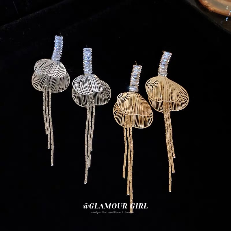 珍珠耳环烧焊锆石耳饰 精致饰品 女士优雅耳环 高级感耳饰 珍珠锆石耳环闪耀耳饰