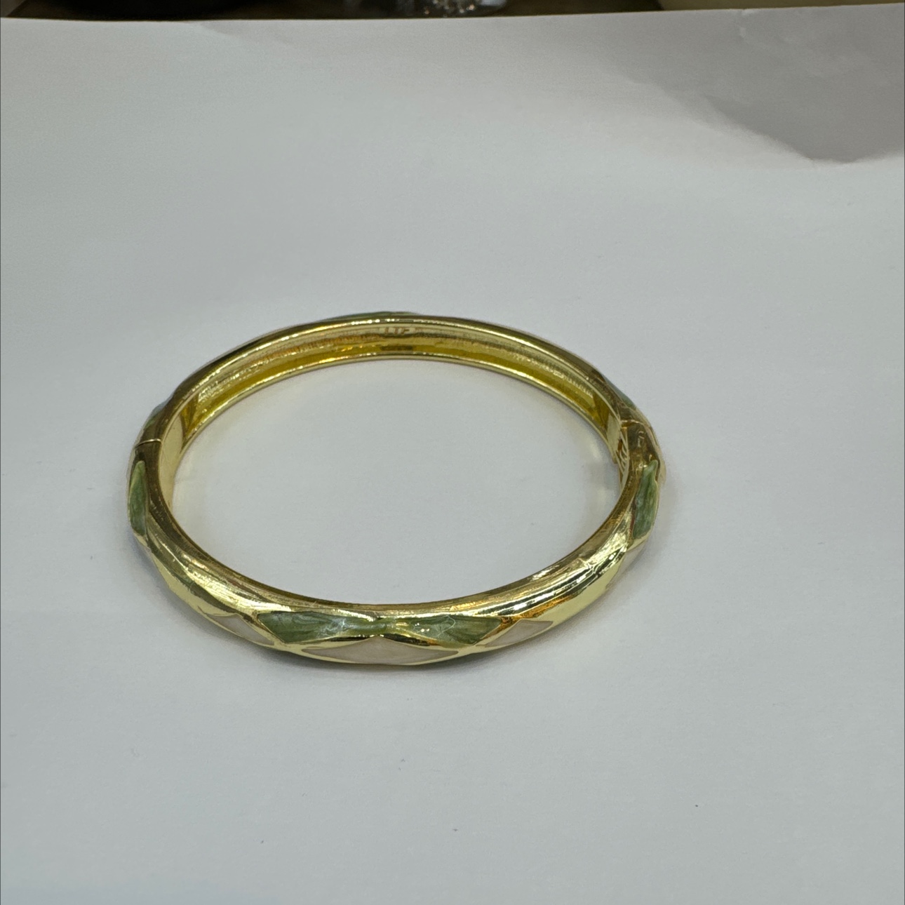 手镯景泰蓝手镯！高档韩国金滴油珐兰宝色手镯！