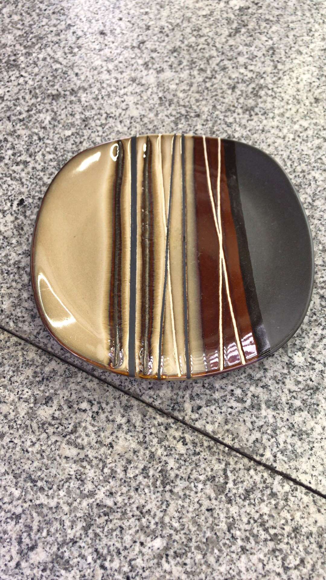Dinner Plate Color-Glazed Ceramic Plate details Picture