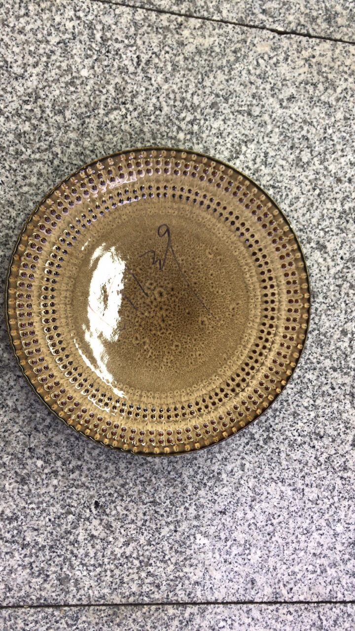 Ceramic Plate Color Glaze Dinner Plate Beautiful