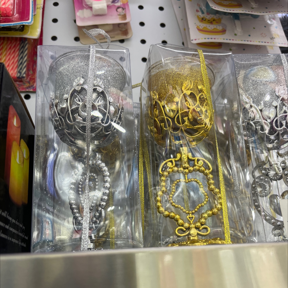 Gold And Silver Glass Candle Can Be Mixed With Powder Powder Plastic Glass Specification drawing