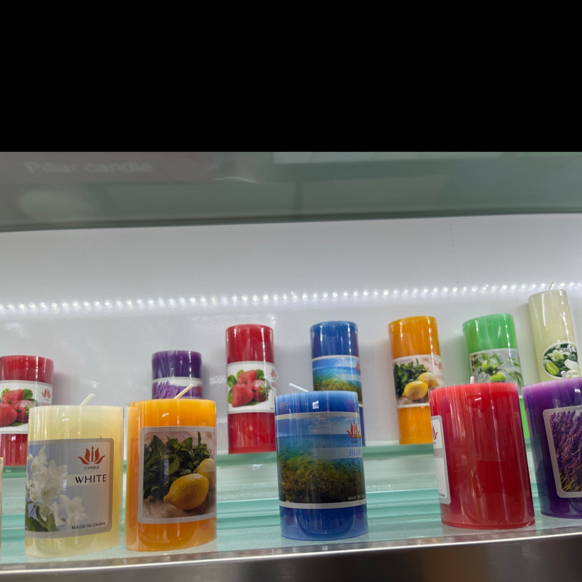 Purple Cylinder Candle Set, Color Box Packaging Valentine's Day Gift Romance Specification drawing