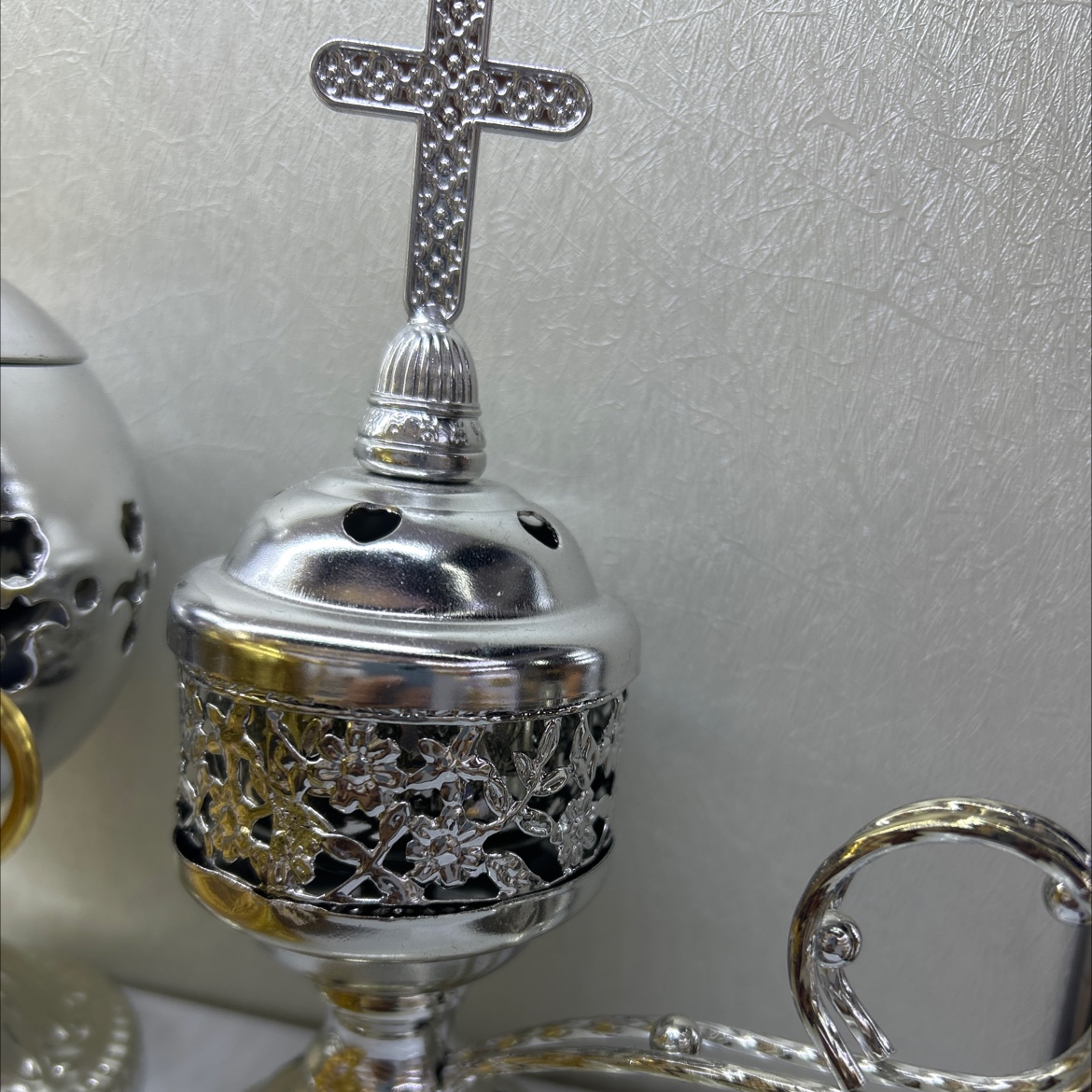 香炉十字架香薰精油炉阿拉伯中东穆斯林家居摆件工艺品香炉装饰