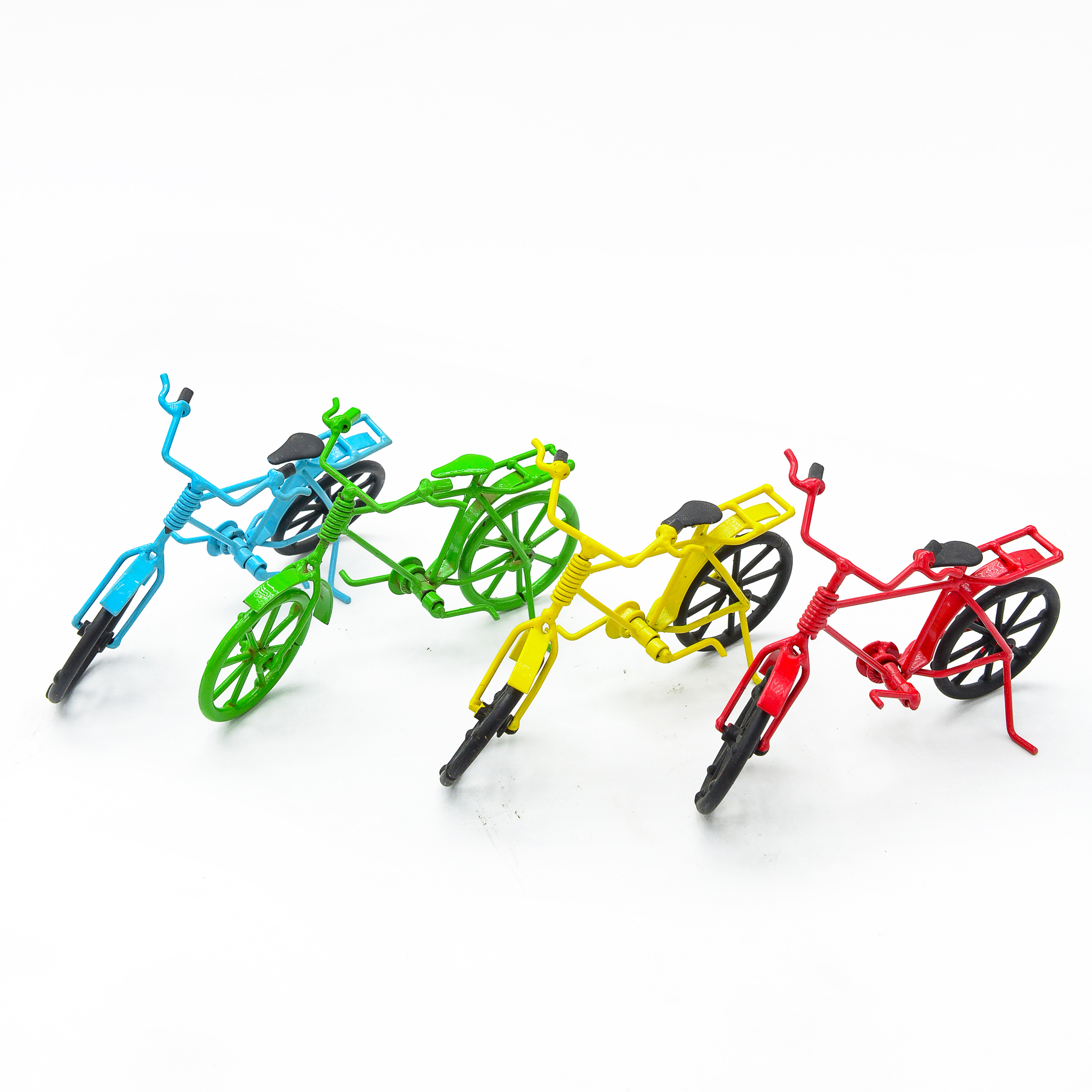Colorful bicycle ornaments