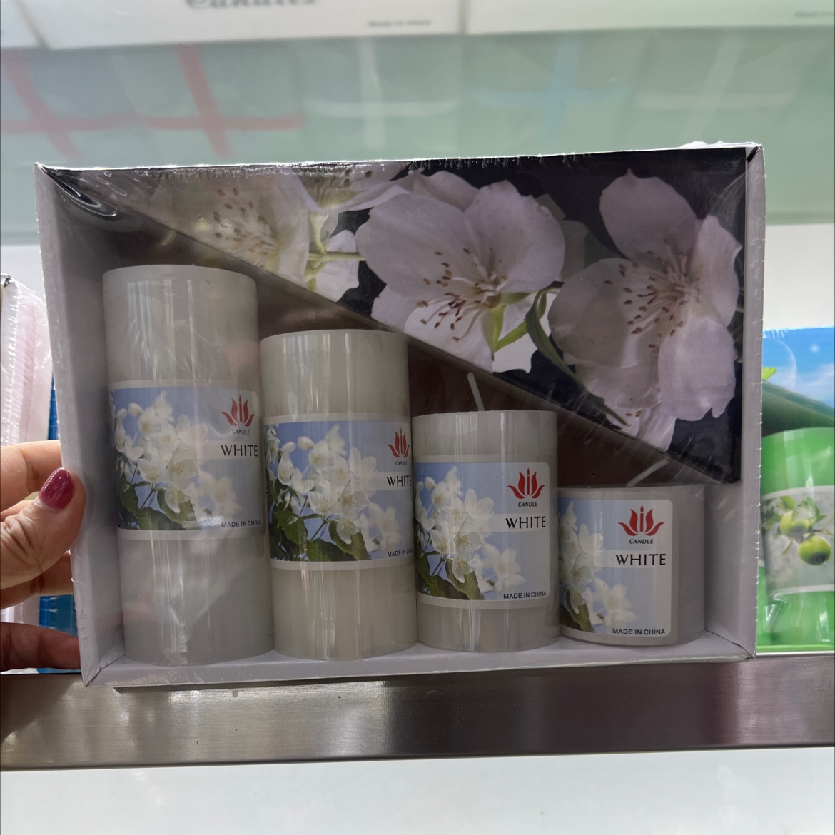 Cylindrical Candle Set, Color Box Packaging Valentine's Day Gift Romance