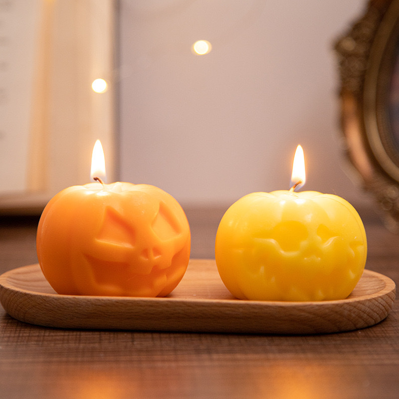 Customized processing of Halloween pumpkin scented candles, cross-border festival souvenirs, creative home decorations, Amazon Application Scenario