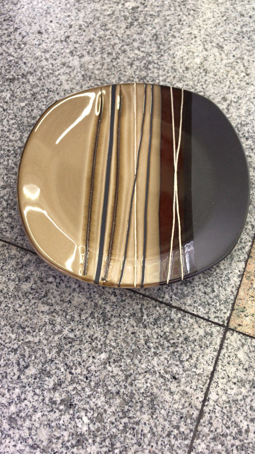 Dinner Plate Color-Glazed Ceramic Plate