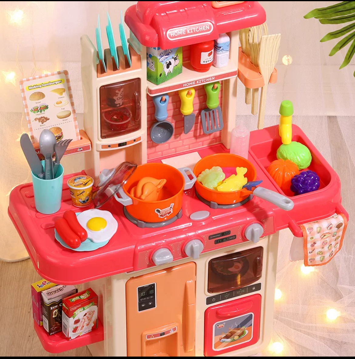 厨房玩具仿真厨具做煮饭全套装过家家女童小宝宝儿童生日礼物女孩