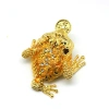 Alloy golden toad jewelry box ornament details Picture