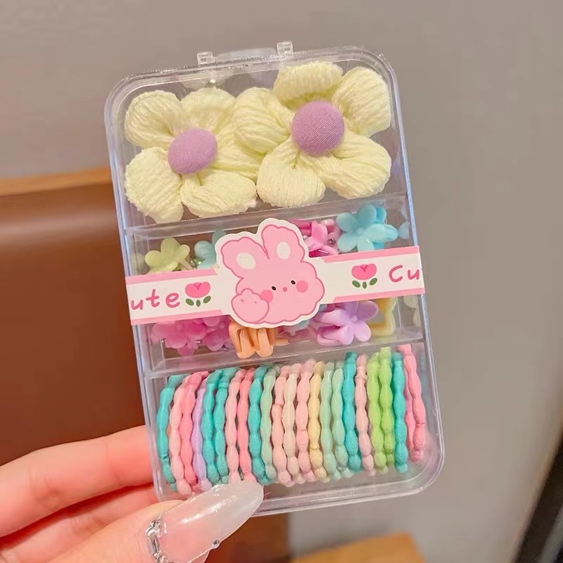 【欣妮娜饰品】珍珠头箍发夹套装 优雅头饰发圈头绳 甜美日系女生必备发饰品详情图8