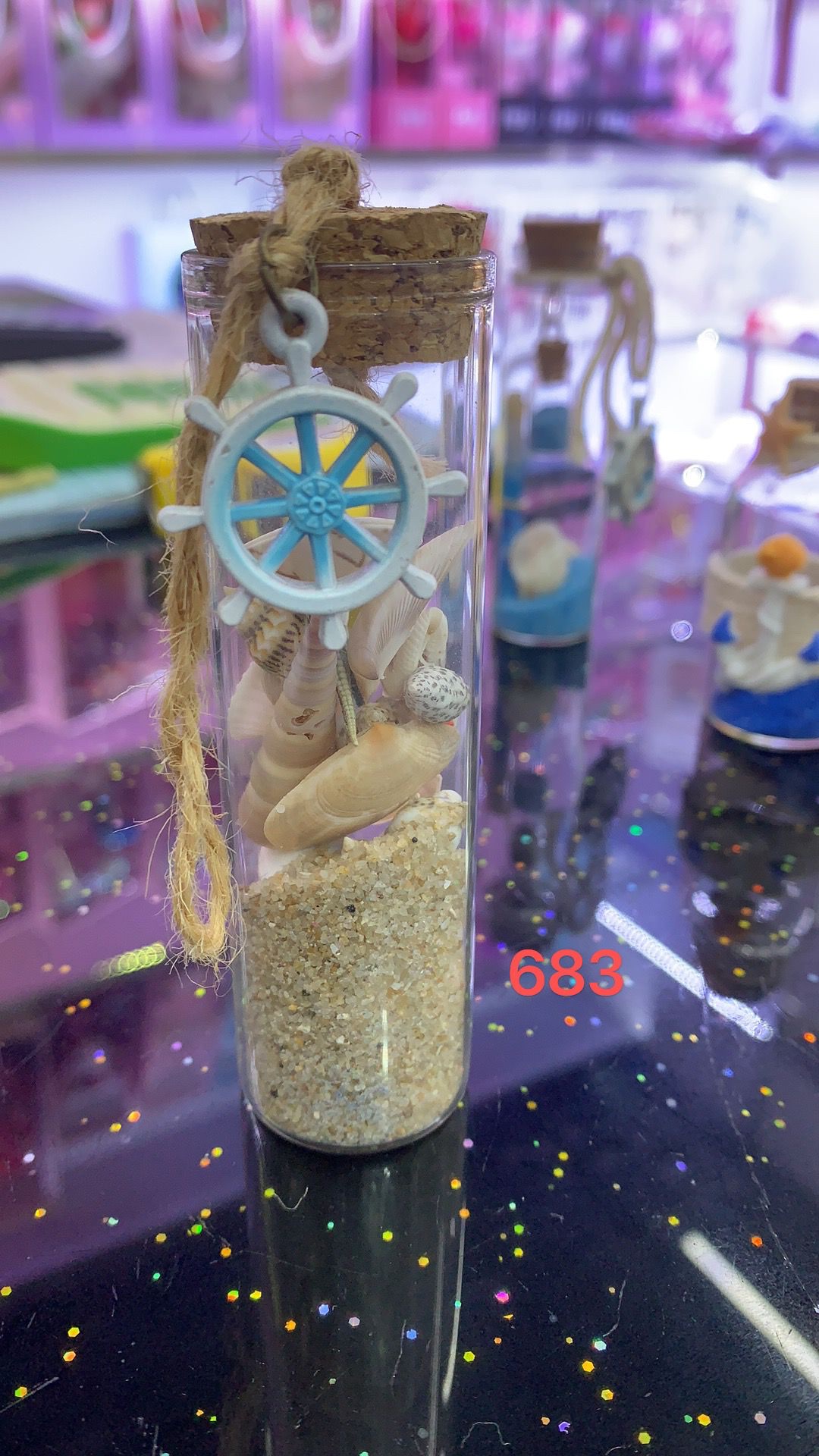 Transparent decorative transparent glass ornaments