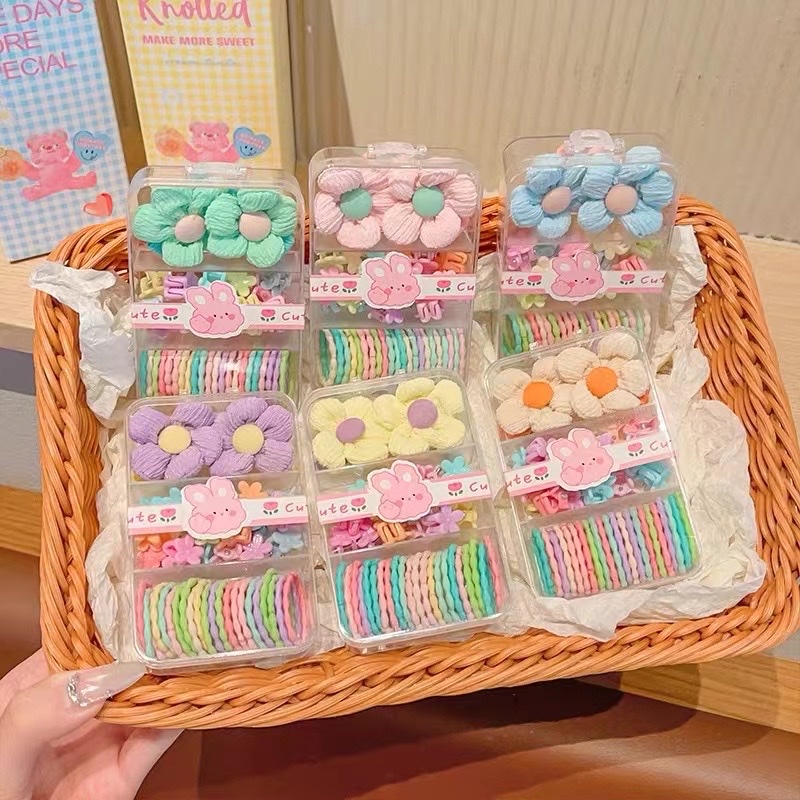 【欣妮娜饰品】珍珠头箍发夹套装 优雅头饰发圈头绳 甜美日系女生必备发饰品