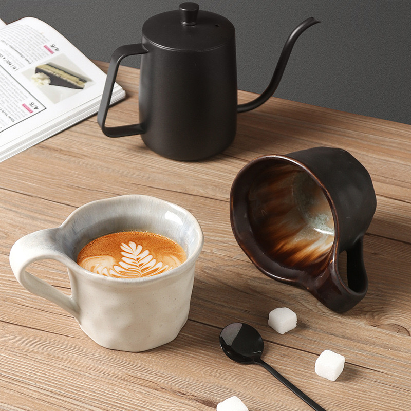 不锈钢保温咖啡杯 马克杯式设计 便携式保温杯 热饮冷饮皆宜 优质咖啡杯